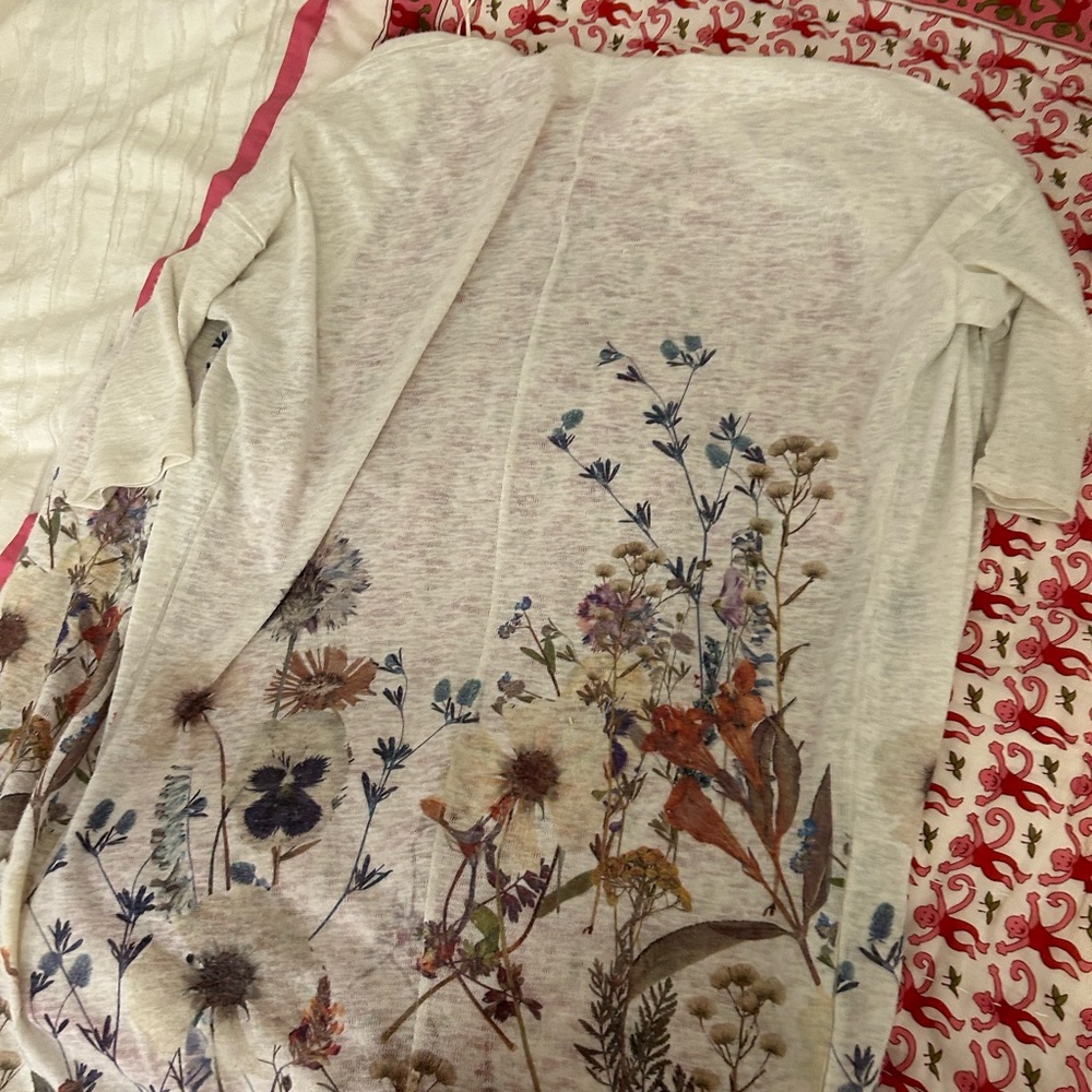 Ginger G pretty floral sweater